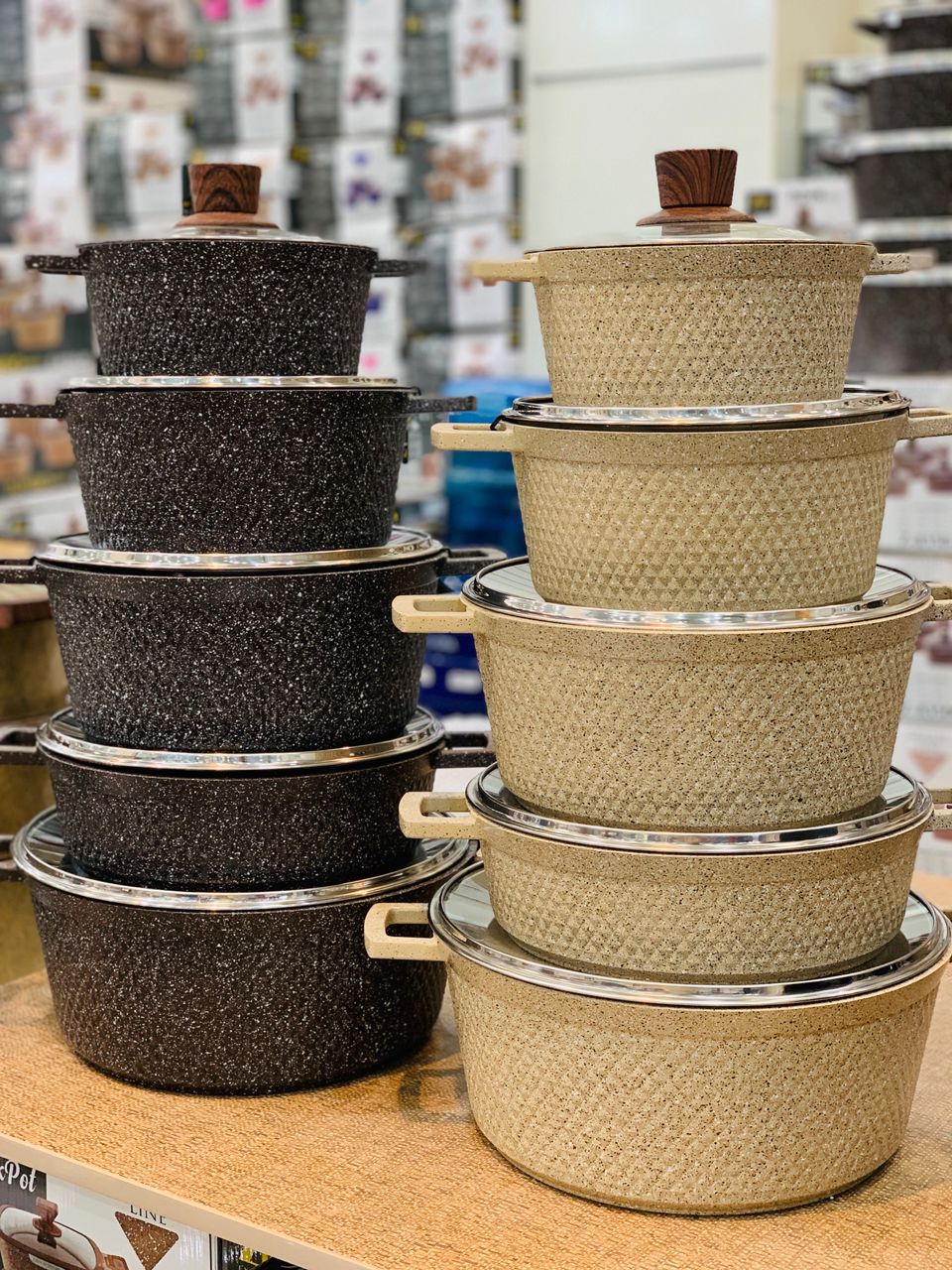 سرویس قابلمه ده پارچه برند زیو ترکیه مدل 7150 ( آبگریز )