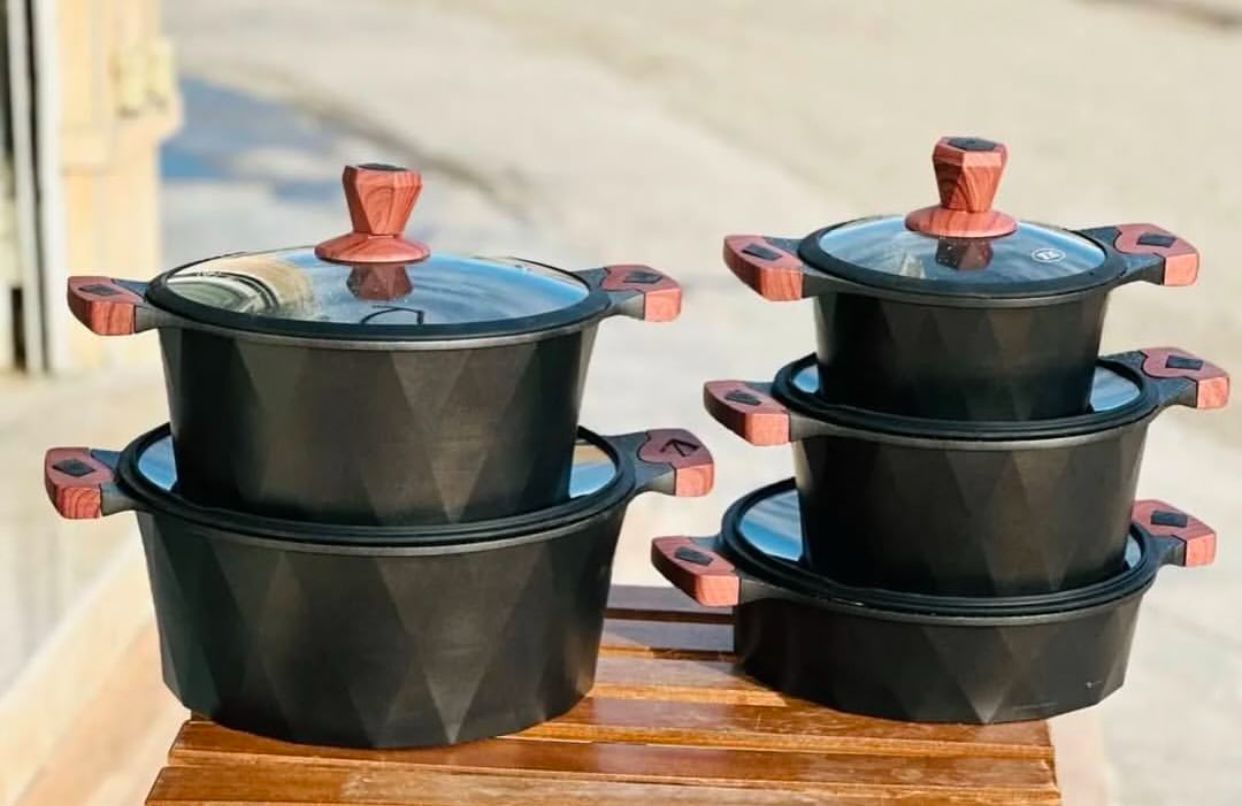 سرویس قابلمه ده پارچه برند زیو ترکیه مدل 8510 ( آبگریز )