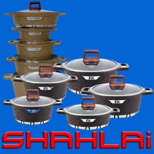 سرویس قابلمه ده پارچه برند زیو ترکیه مدل 7140