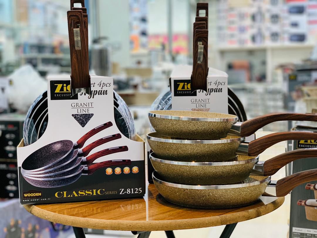 سرویس ماهیتابه گرانیتی زیو ترکیه:ایدهآل برای آشپزی