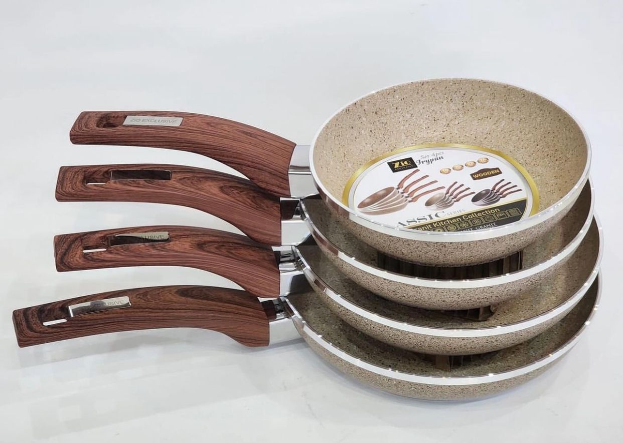 سرویس ماهیتابه گرانیتی زیو ترکیه:ایدهآل برای آشپزی