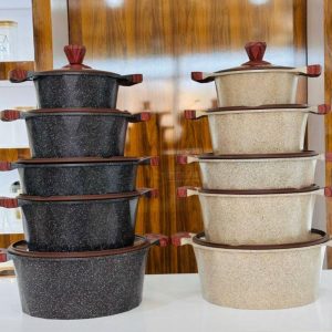 سرویس قابلمه ده پارچه برند زیو ترکیه مدل 7110 ( آبگریز )