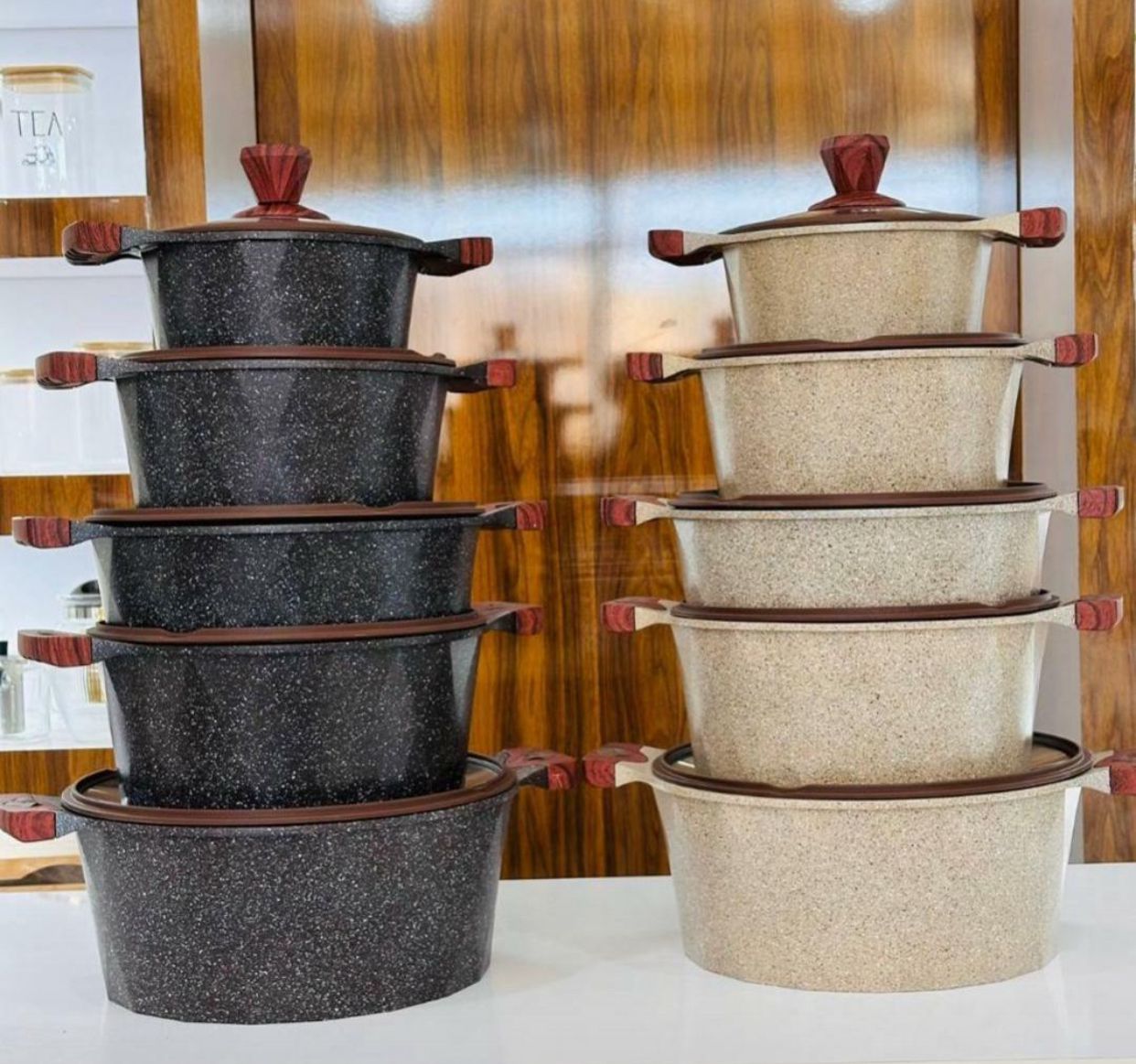 سرویس قابلمه ده پارچه برند زیو ترکیه مدل 7110 ( آبگریز )