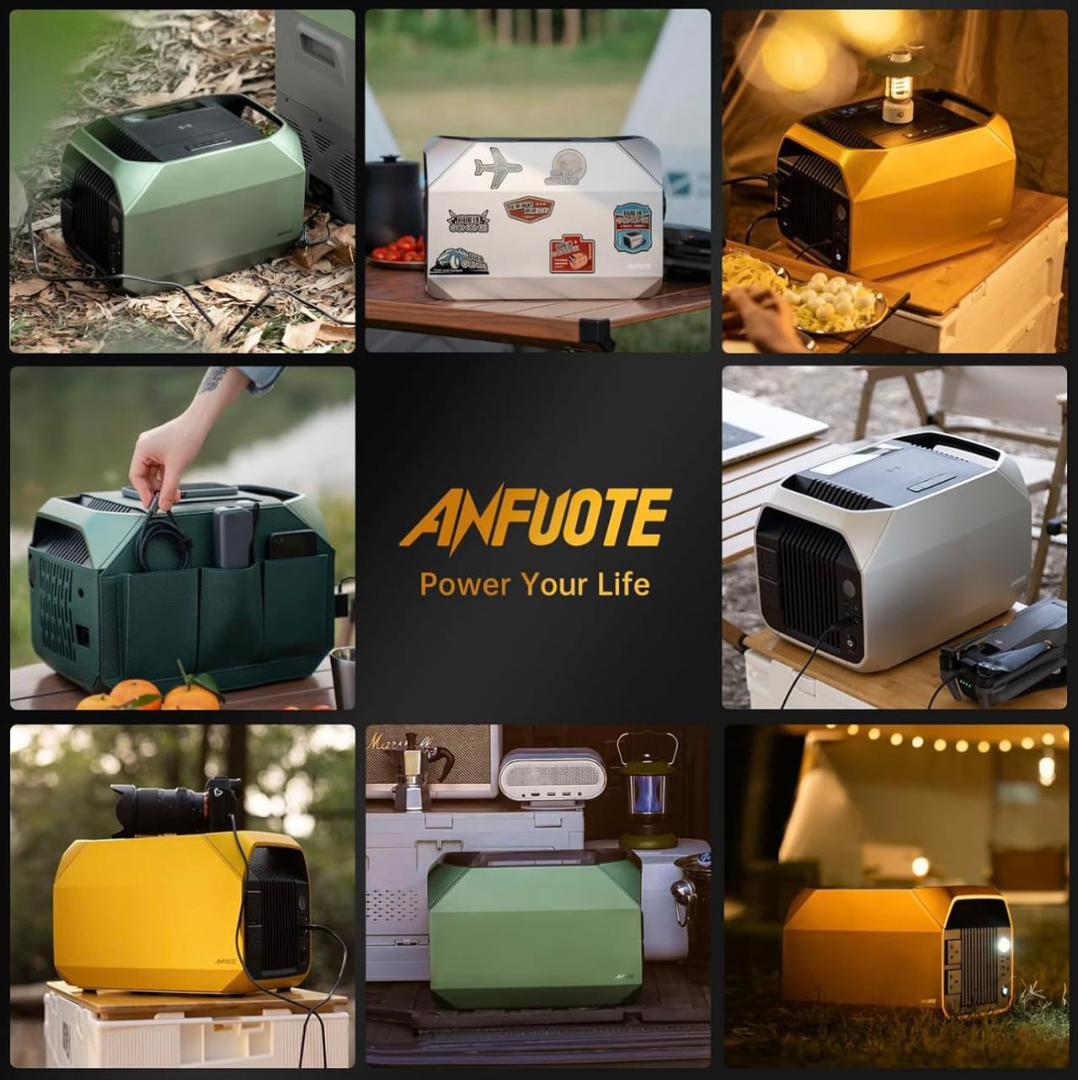 پاور استیشن (نیروگاه بیصدای 1200 واتی Anfuote: راه حل قابل حمل نیروی شما ) <br> قیمت، مشاوره رایگان و خرید محصول:09918319034