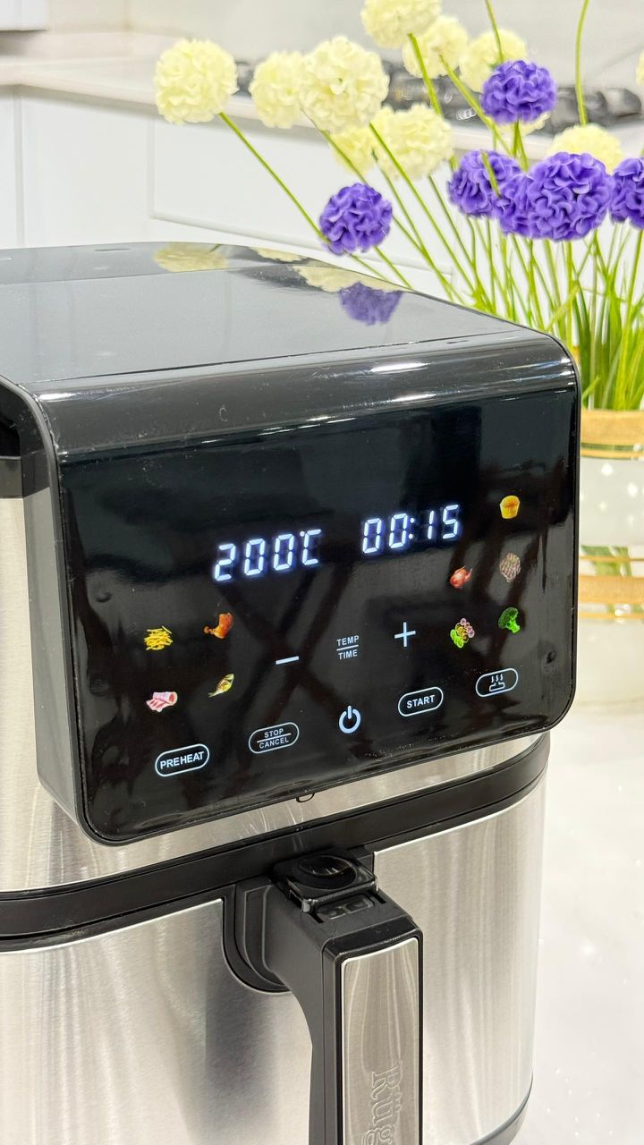 سرخکن رژیمی دیجیتال 1850-2200 وات با طراحی استیل