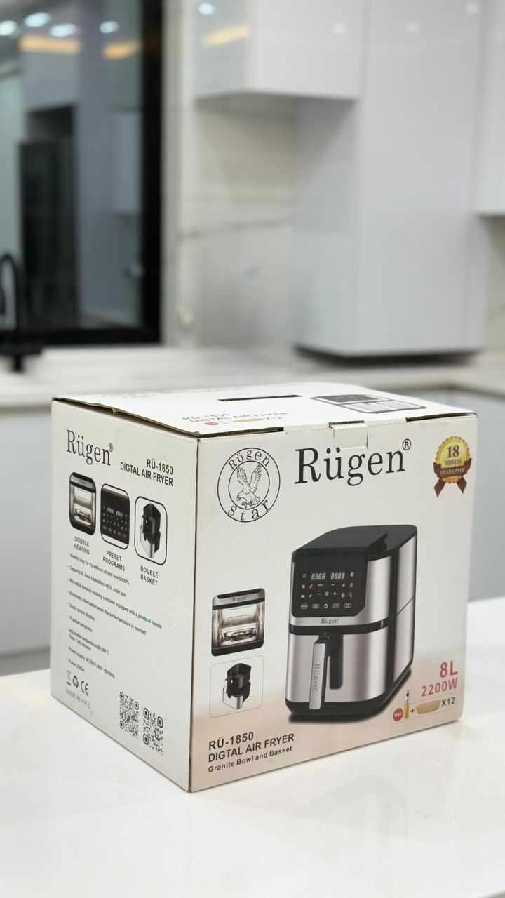 سرخکن رژیمی دیجیتال 1850-2200 وات با طراحی استیل