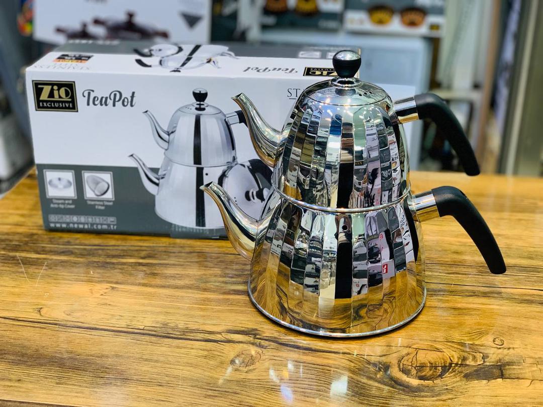 کتری و قوری زیو مدل ۱۸۵۵ (ZTS‑1855)؛ ترکیبی از زیبایی، کارایی و دوام