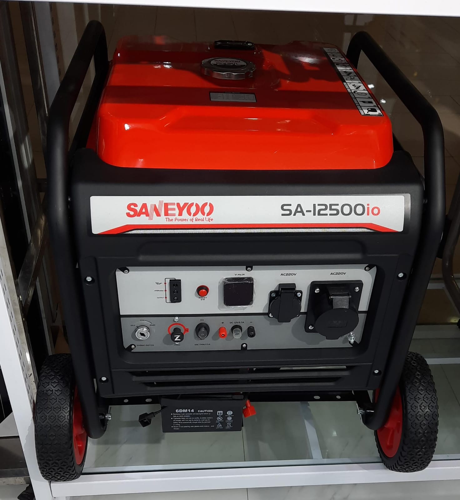 موتور برق 8کاوا اینورتری SA-12500IO: استارتی چرخ دار با سیمپیچ مسی<br> مشاوره خرید :09184644970