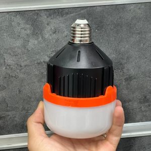 چراغ شارژی کمپینگ مدل استوانه ای ( شارژ توسط خود سرپیچ لامپ خانه )