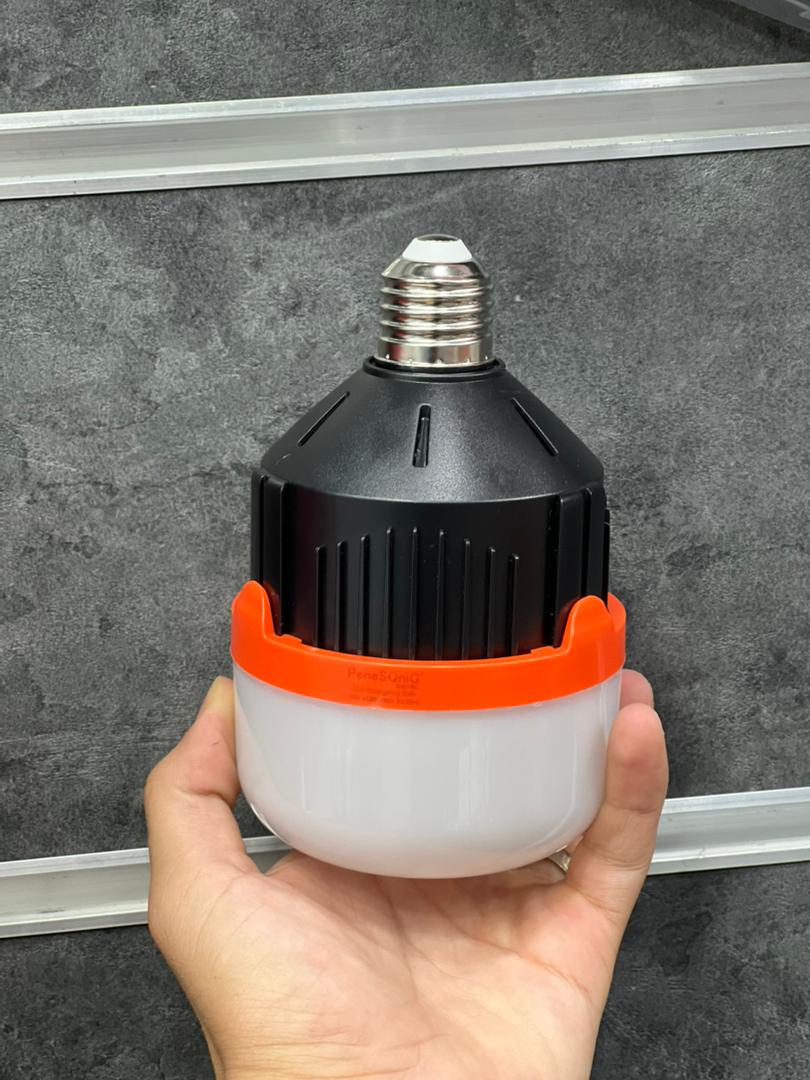 چراغ شارژی کمپینگ مدل استوانه ای ( شارژ توسط خود سرپیچ لامپ خانه )