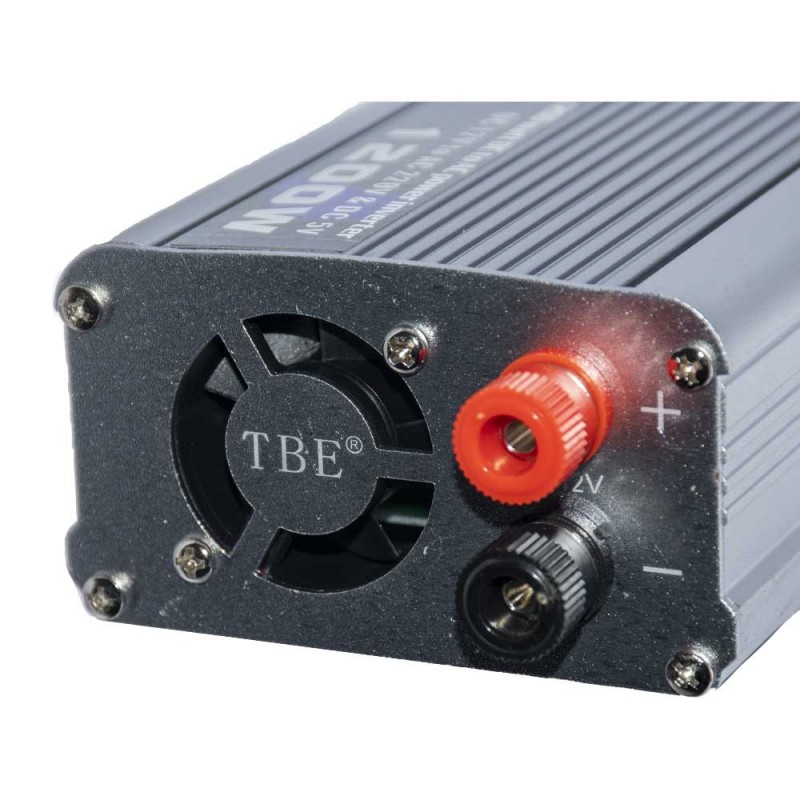 اینورتر (مبدل برق) خودرو ۱۲۰۰ وات (توان واقعی 600 وات ) مدل TBE: قدرت ۲۲۰ ولت <br> مشاوره خرید : 09184644970