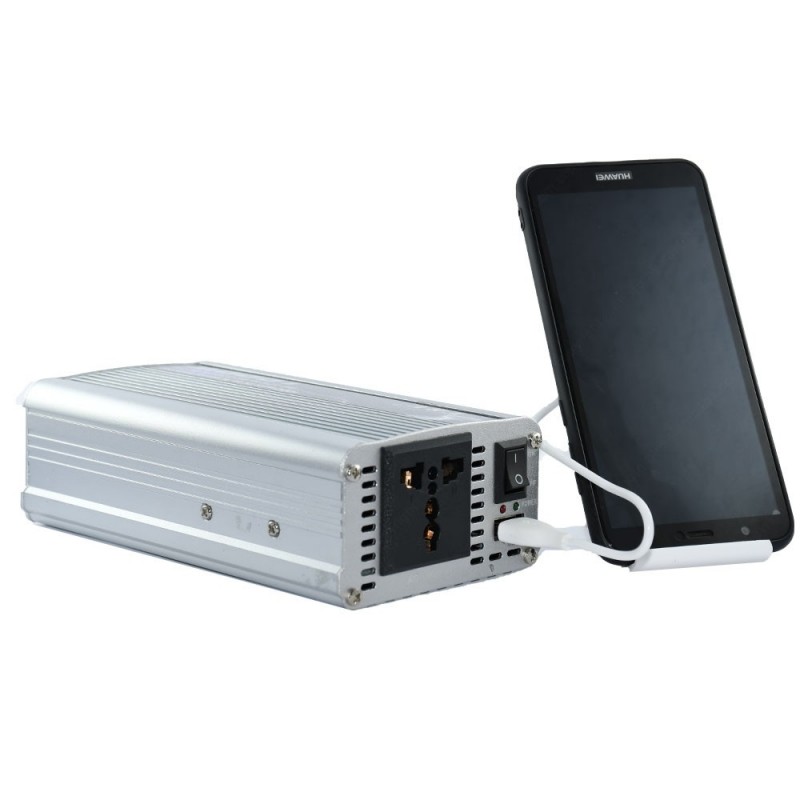 اینورتر (مبدل برق) خودرو ۱۲۰۰ وات (توان واقعی 600 وات ) مدل TBE: قدرت ۲۲۰ ولت <br> مشاوره خرید : 09184644970