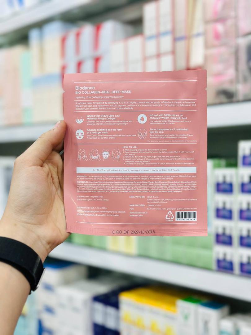 ماسک بایو کلاژن بایودنس (Biodance Bio‑Collagen Mask