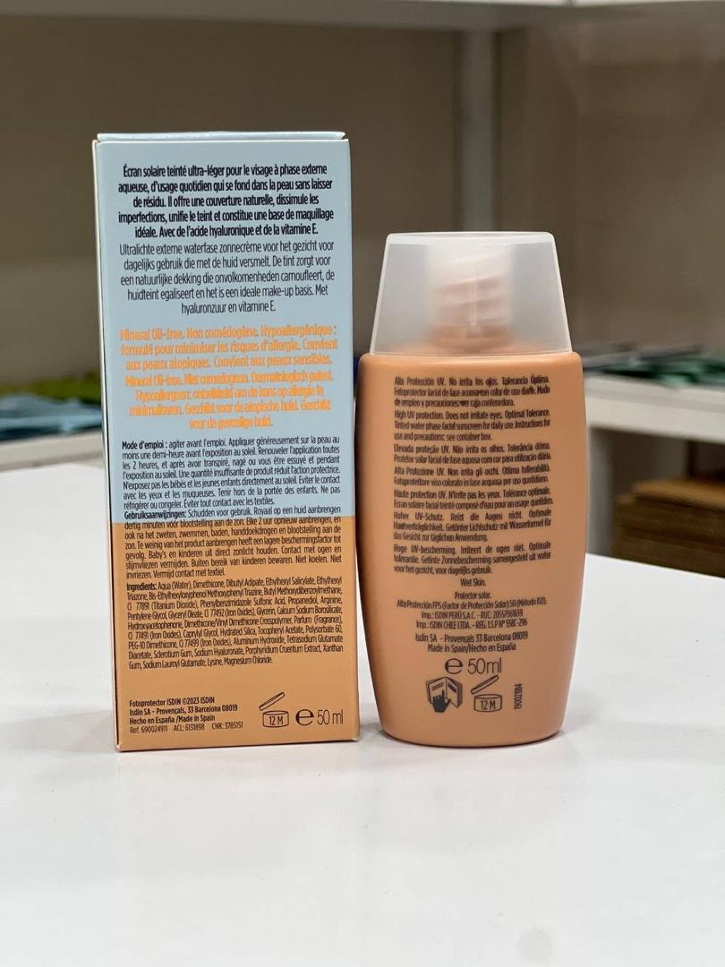 ضد آفتاب ایزیدن فیوژن isdin رنگی (با کیفیت عالی)