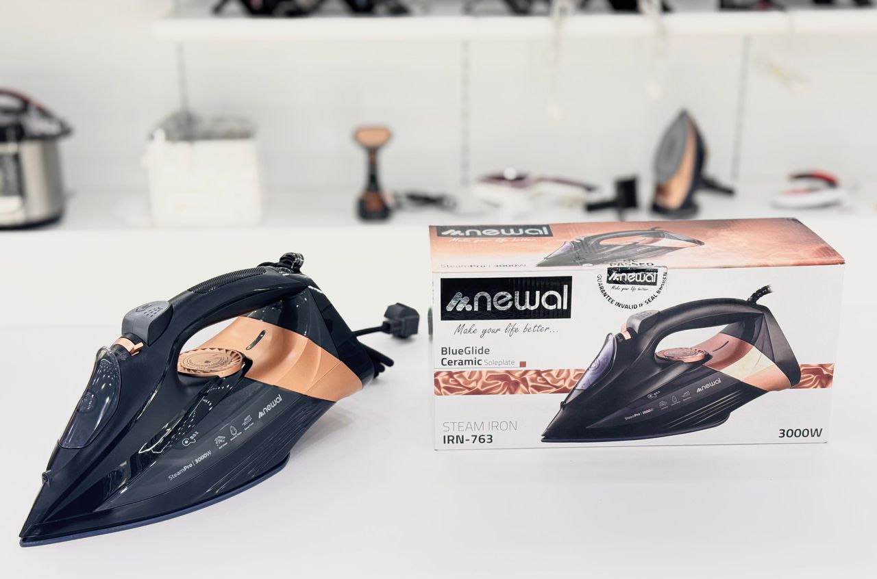 🔥 اتو بخار نیوال مدل IRN‑763 – قدرت ۳۰۰۰ وات