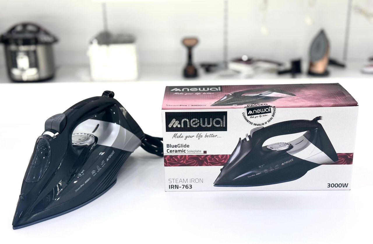 🔥 اتو بخار نیوال مدل IRN‑763 – قدرت ۳۰۰۰ وات