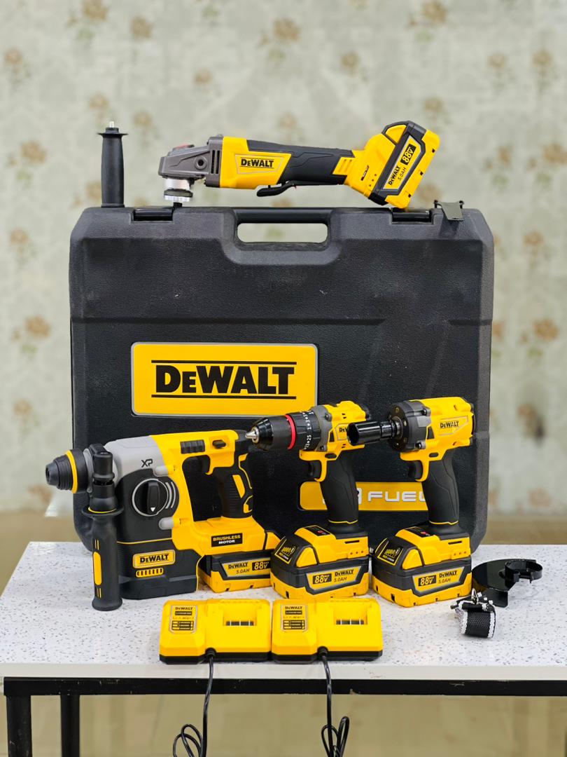 پک چهار قلو ابزار شارژی دیوالت M88 FUEL