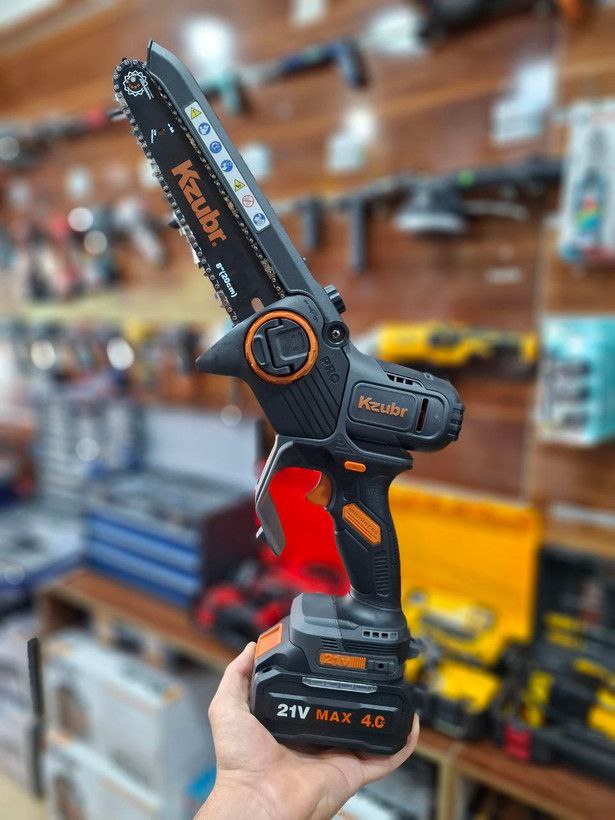 ⚙️ اره شارژی ۱۵ سانت زوبر (ZOOBR Cordless Chain Saw 15cm – 600W)