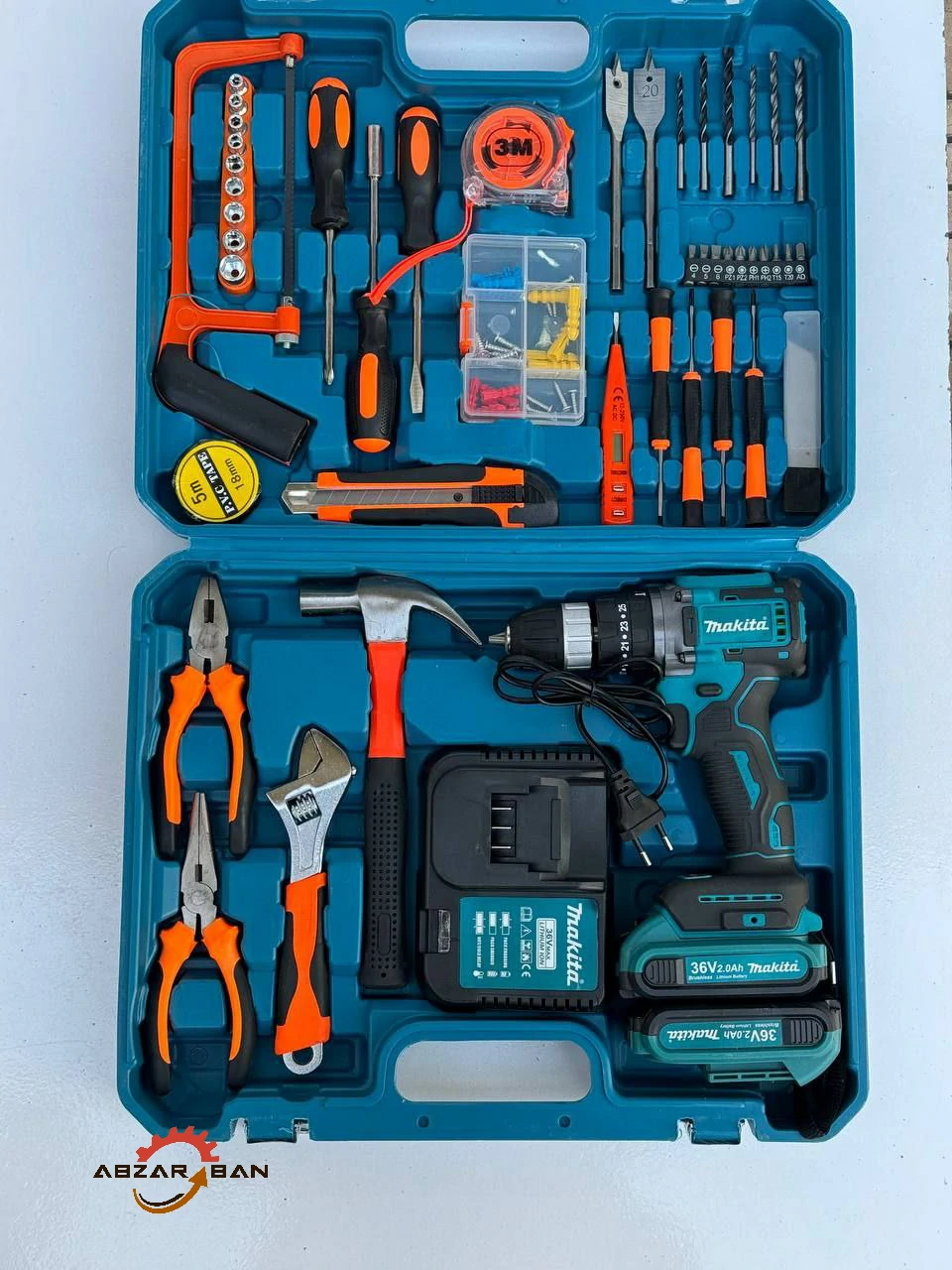 پک کامل طرح ماکیتا 36 ولت مدل36v2.0ah makita کد 1758808