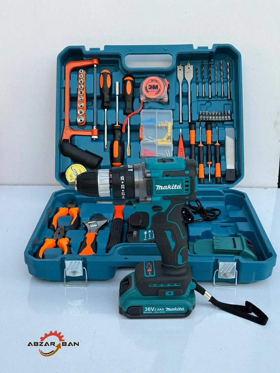 پک کامل طرح ماکیتا 36 ولت مدل36v2.0ah makita کد 1758808